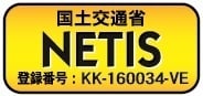 国土交通省 NETIS登録番号:KK-160034-VE